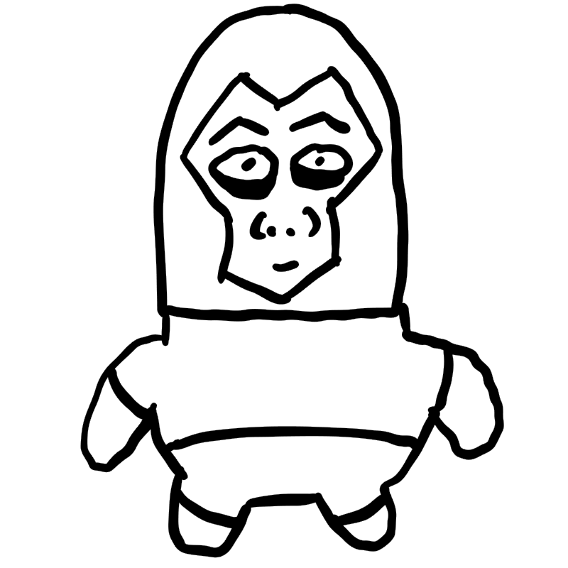 Animated GIF showcasing the character of the gamified personal trainer app